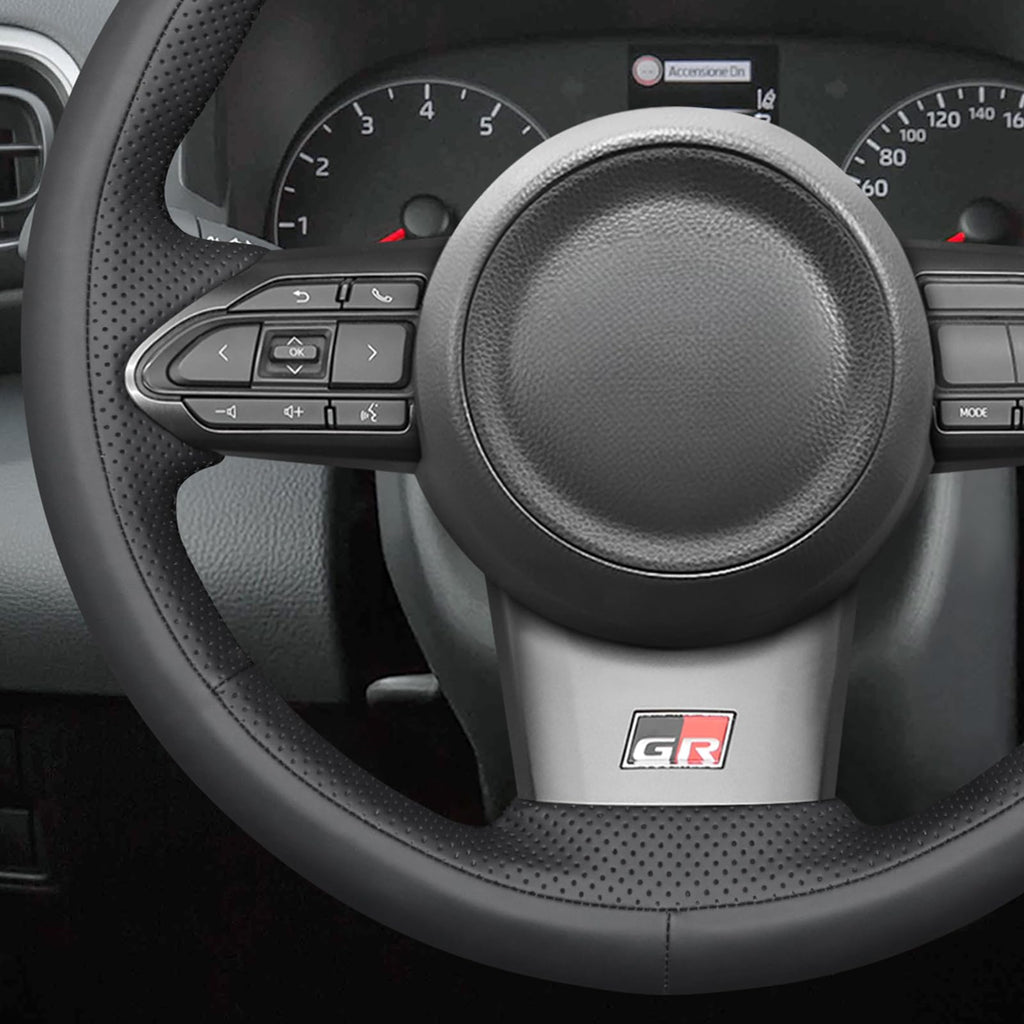 MEWANT Custom-Fit Steering Wheel Wrap for Toyota Yaris GR