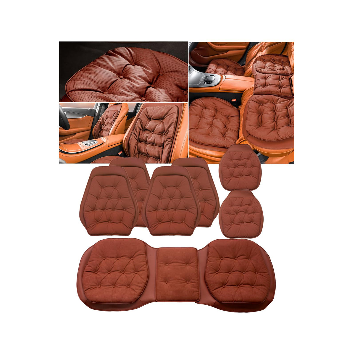 Ysbxitu Memory Foam Car Seat Cushion with Ergonomic Support