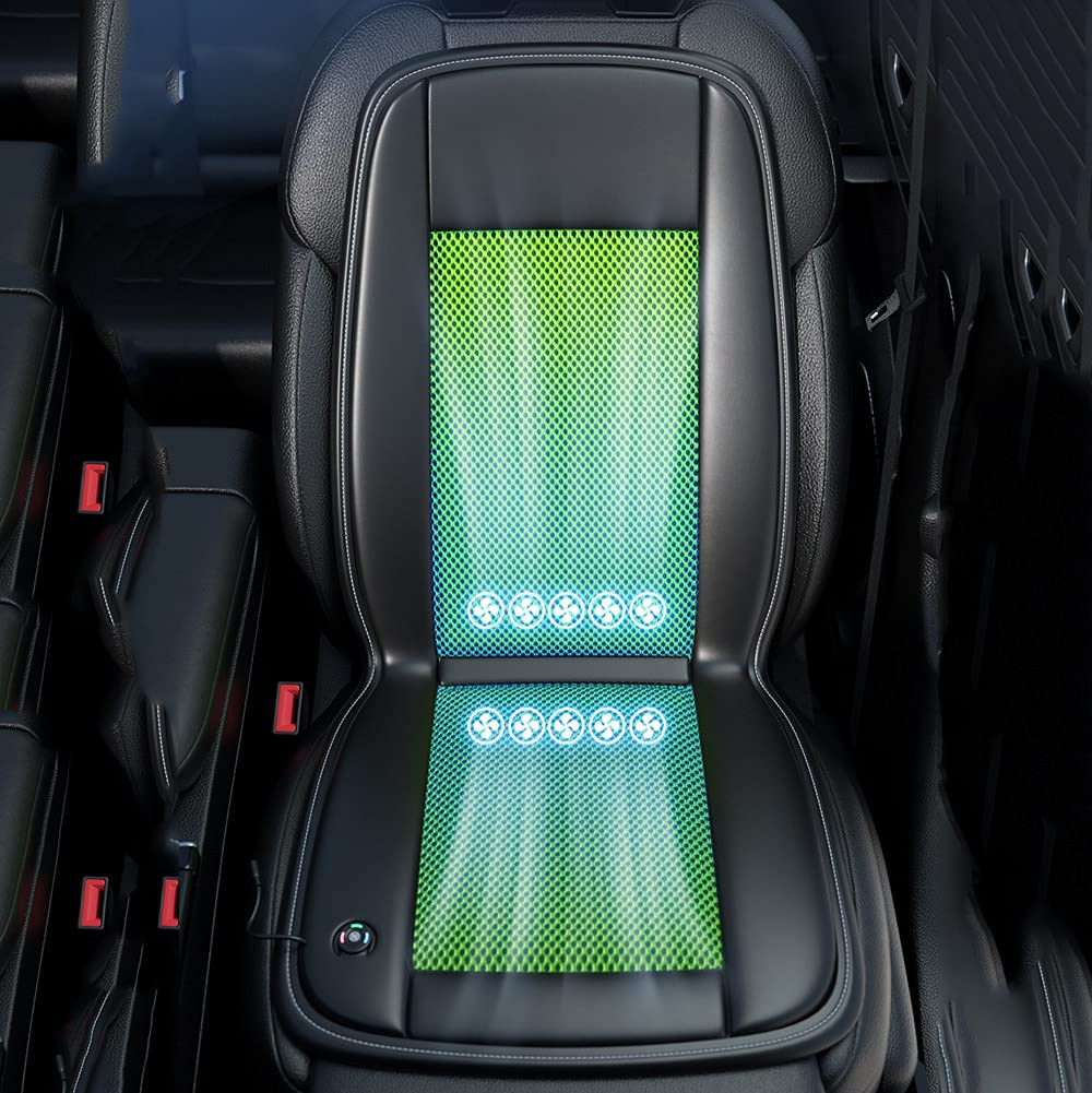 TOTRAVE 10-Fan Ventilated Cooling Car Seat Cushion