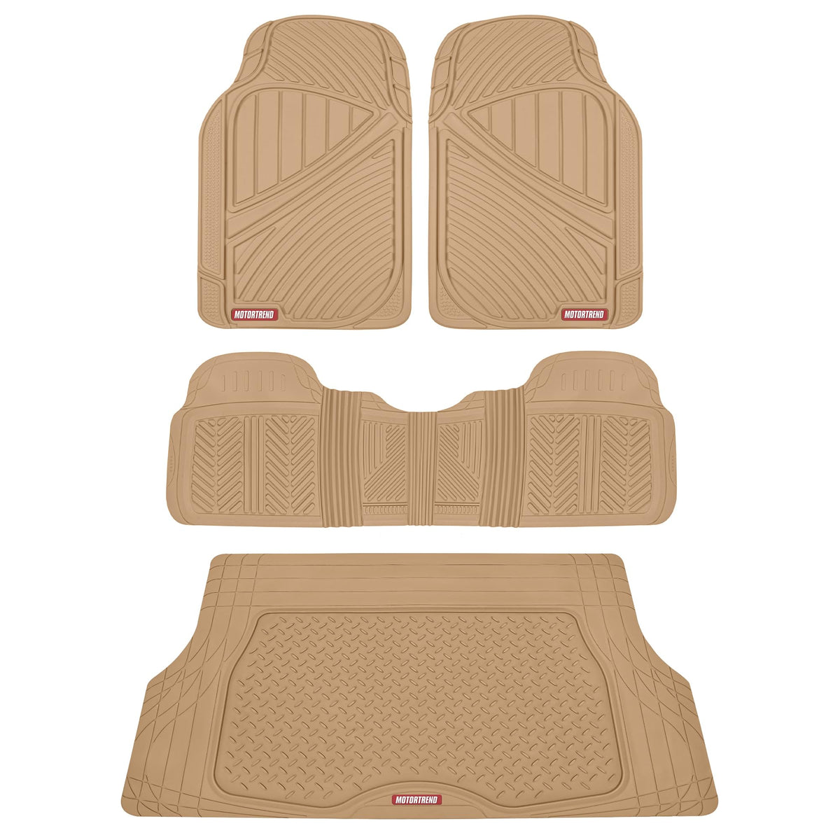 Motor Trend FlexTough All-Weather Car Mats with Cargo Liner