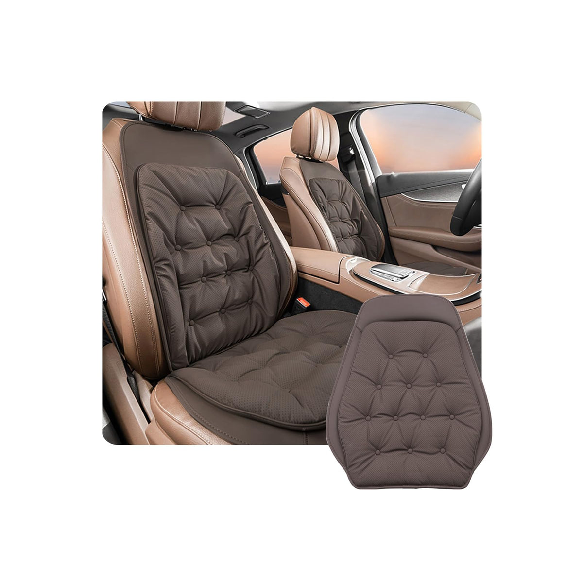 Ysbxitu Memory Foam Car Seat Cushion with Ergonomic Support