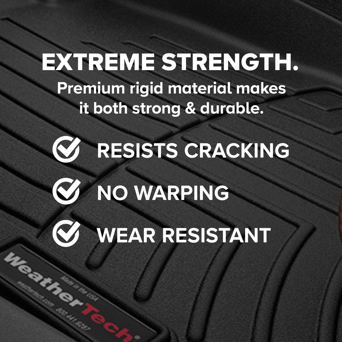 WeatherTech FloorLiners for Ford Super Duty SuperCrew 2017–2026