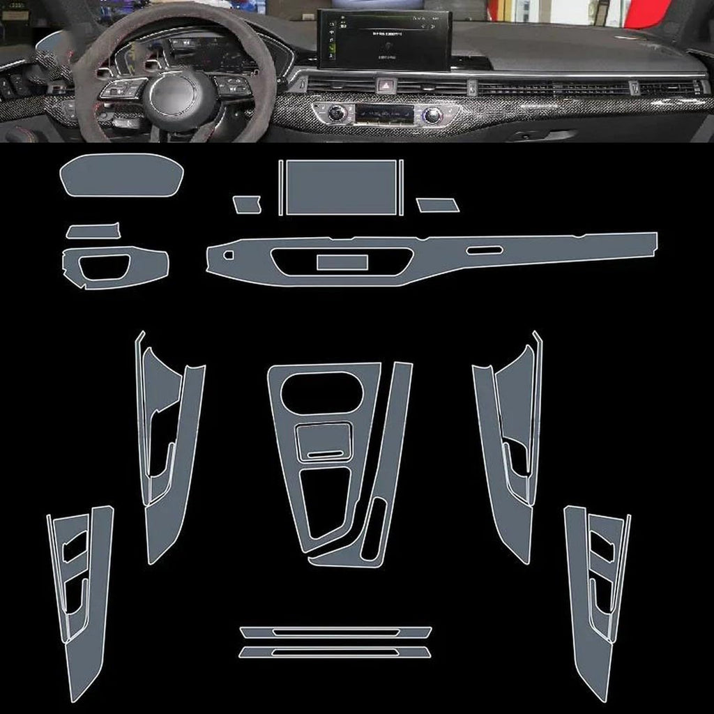 LQUNGE Pre-Cut Interior PPF Film for Audi RS4 & S4 B9