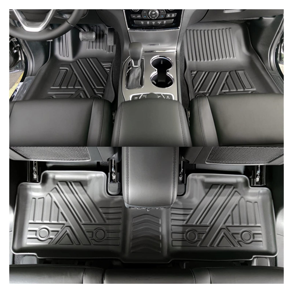 VGOCMDUB All-Weather TPE Floor Mats for Jeep Grand Cherokee