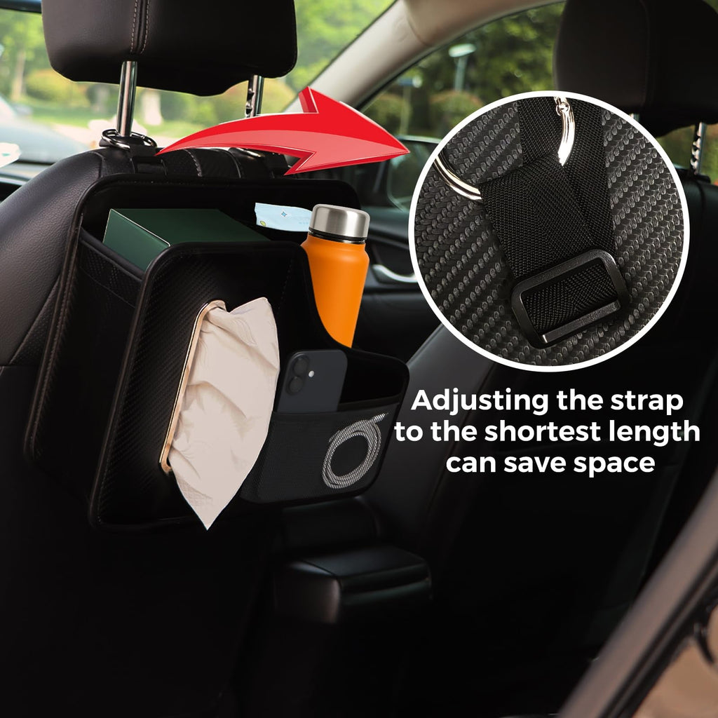 KZBHHP 2-Pack Car Tissue Holder & Backseat Organizer