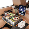 Foldable Backseat Laptop Tray with Phone & Cup Holder