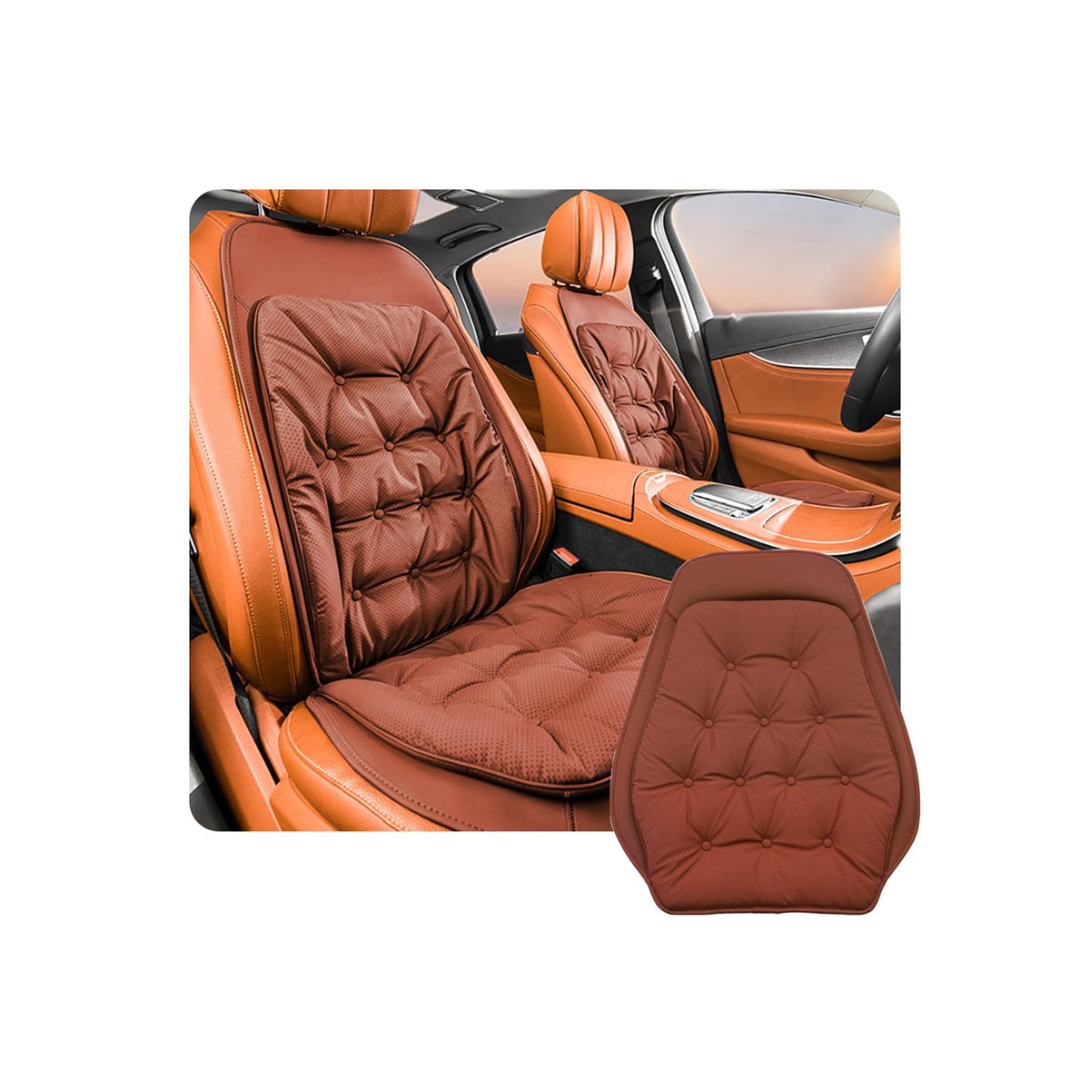 Ysbxitu Memory Foam Car Seat Cushion with Ergonomic Support