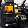FASTAGEI Leather Backseat Organizer with Detachable Tray