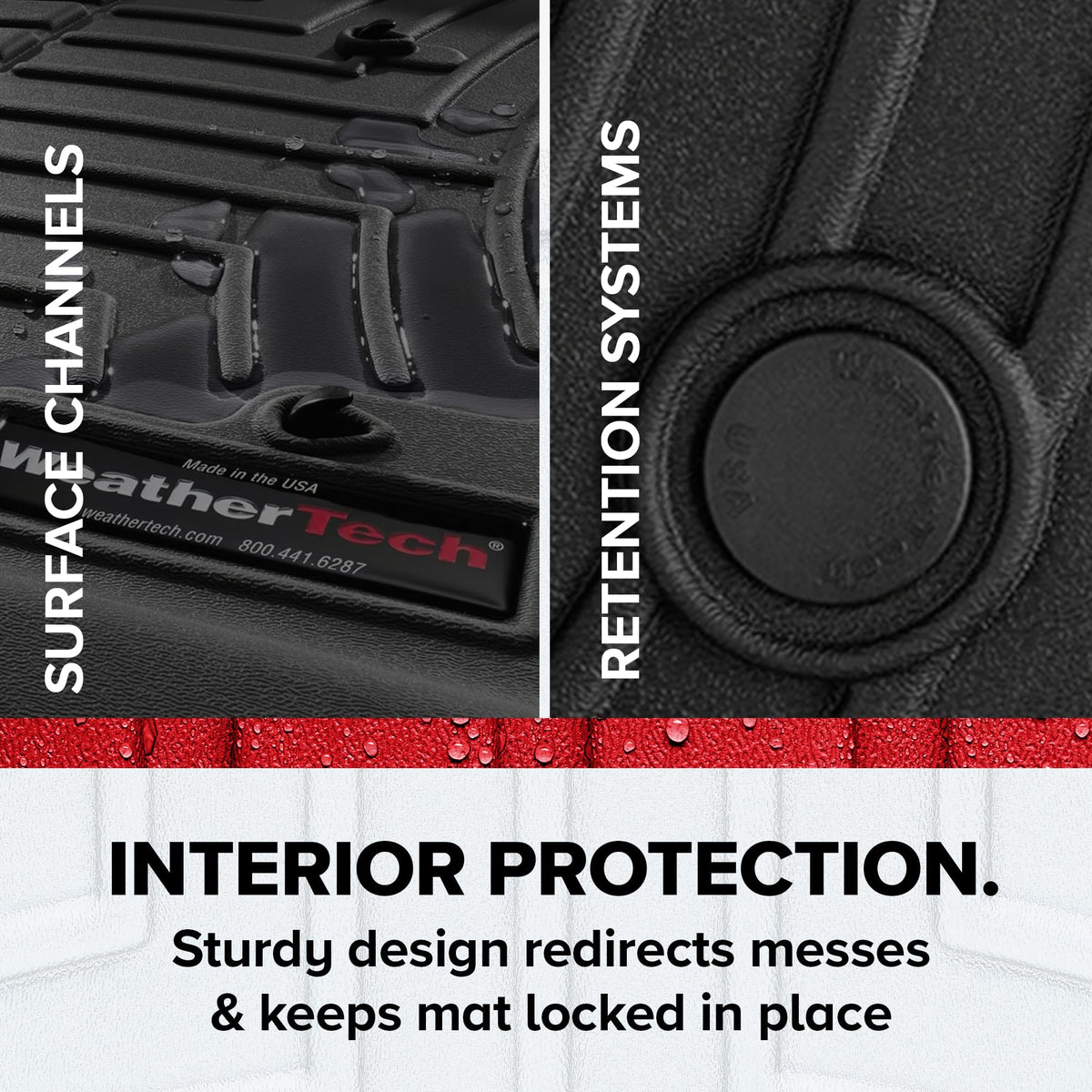 WeatherTech FloorLiners for Ford Super Duty SuperCrew 2017–2026