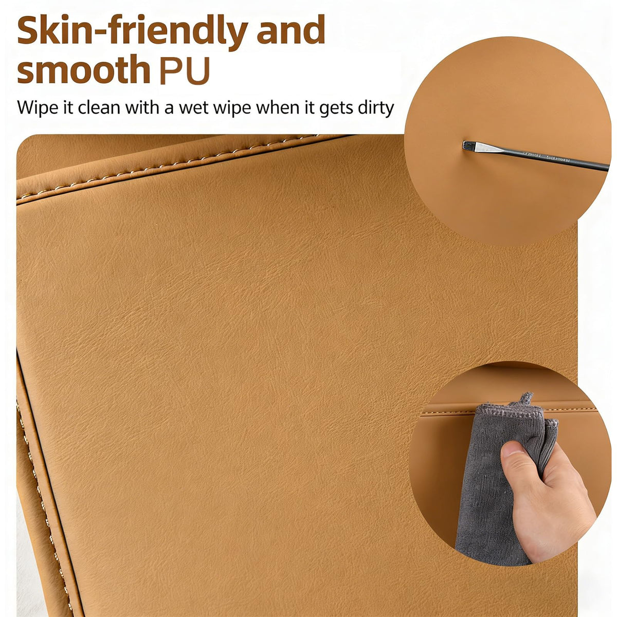 Zuiquity 2-Pack Car Seat Back Kick Mats with Organizer