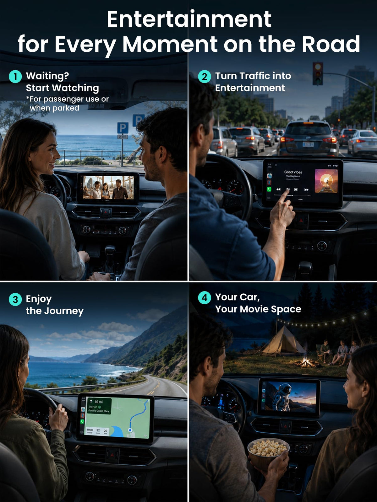 MYATOTO Magic AI Box Wireless CarPlay & Android Auto Adapter