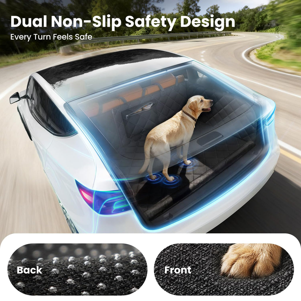 REEVAA SUV Cargo Liner for Dogs with Foam Side Walls