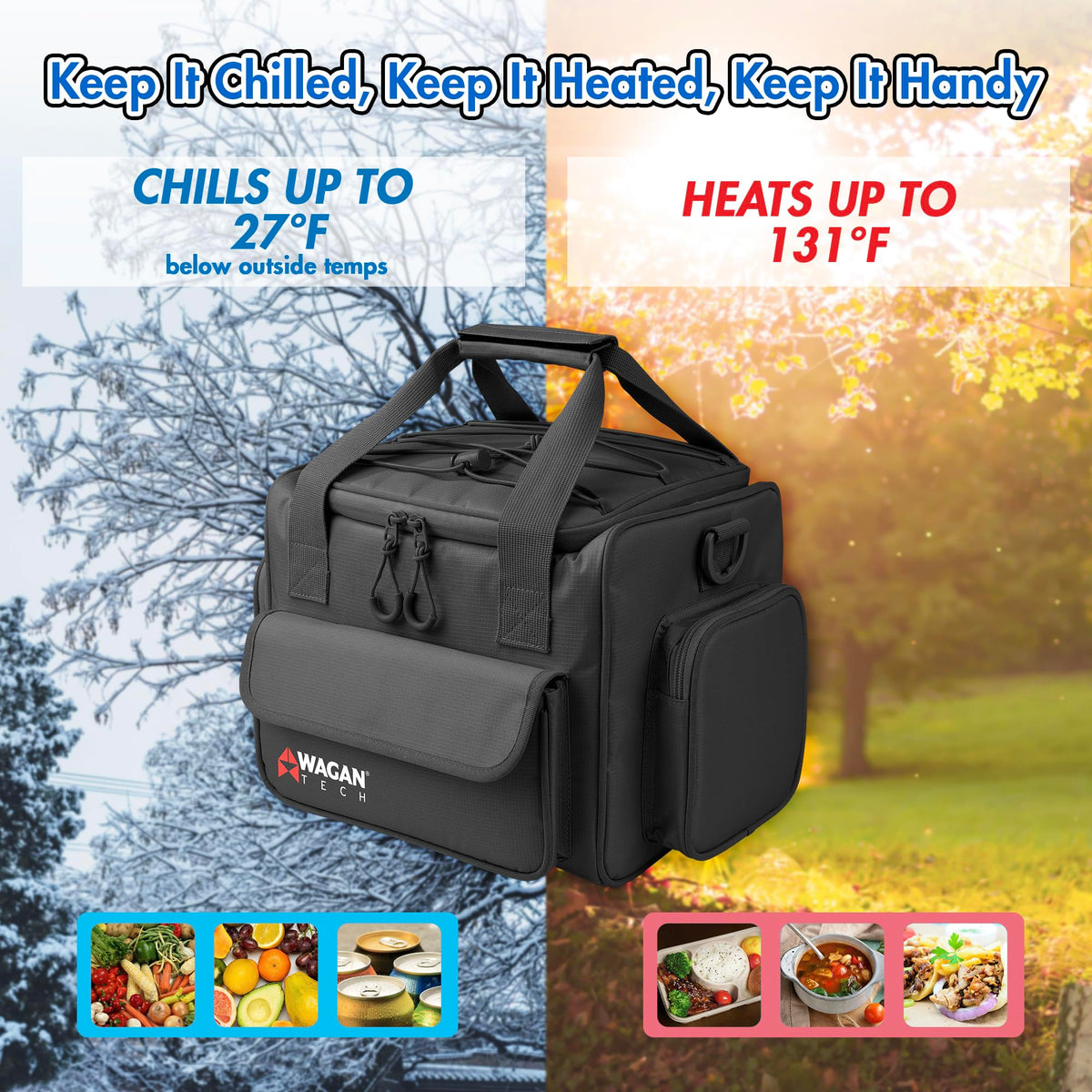 Wagan 14L Portable Electric Cooler & Warmer Bag