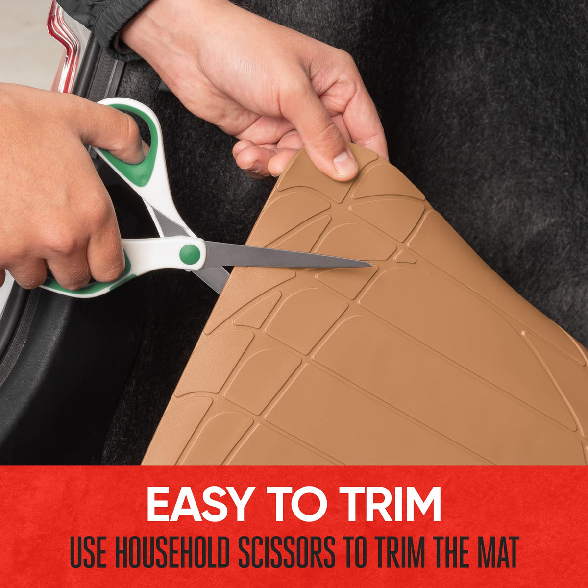 Motor Trend FlexTough All-Weather Car Mats with Cargo Liner