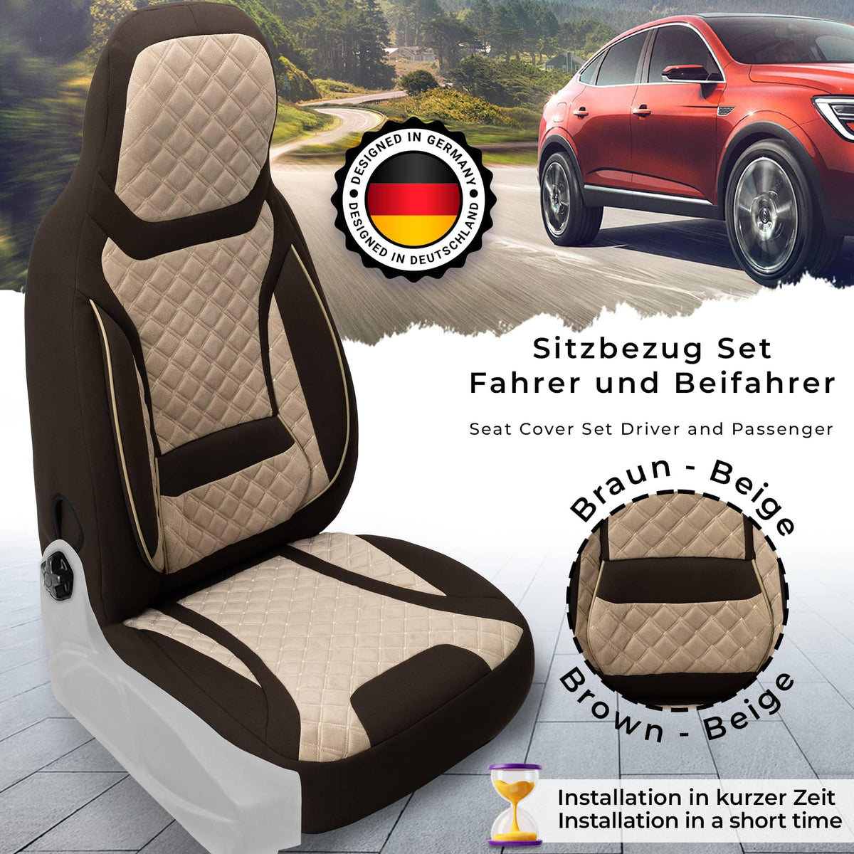 BREMER SITZBEZÜGE Custom Seat Covers for VW Golf 7 T2