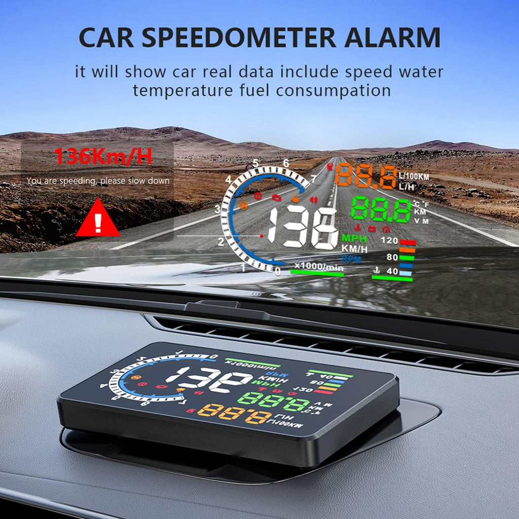 wiiyii A8 Car Heads-Up Display & Digital Speedometer