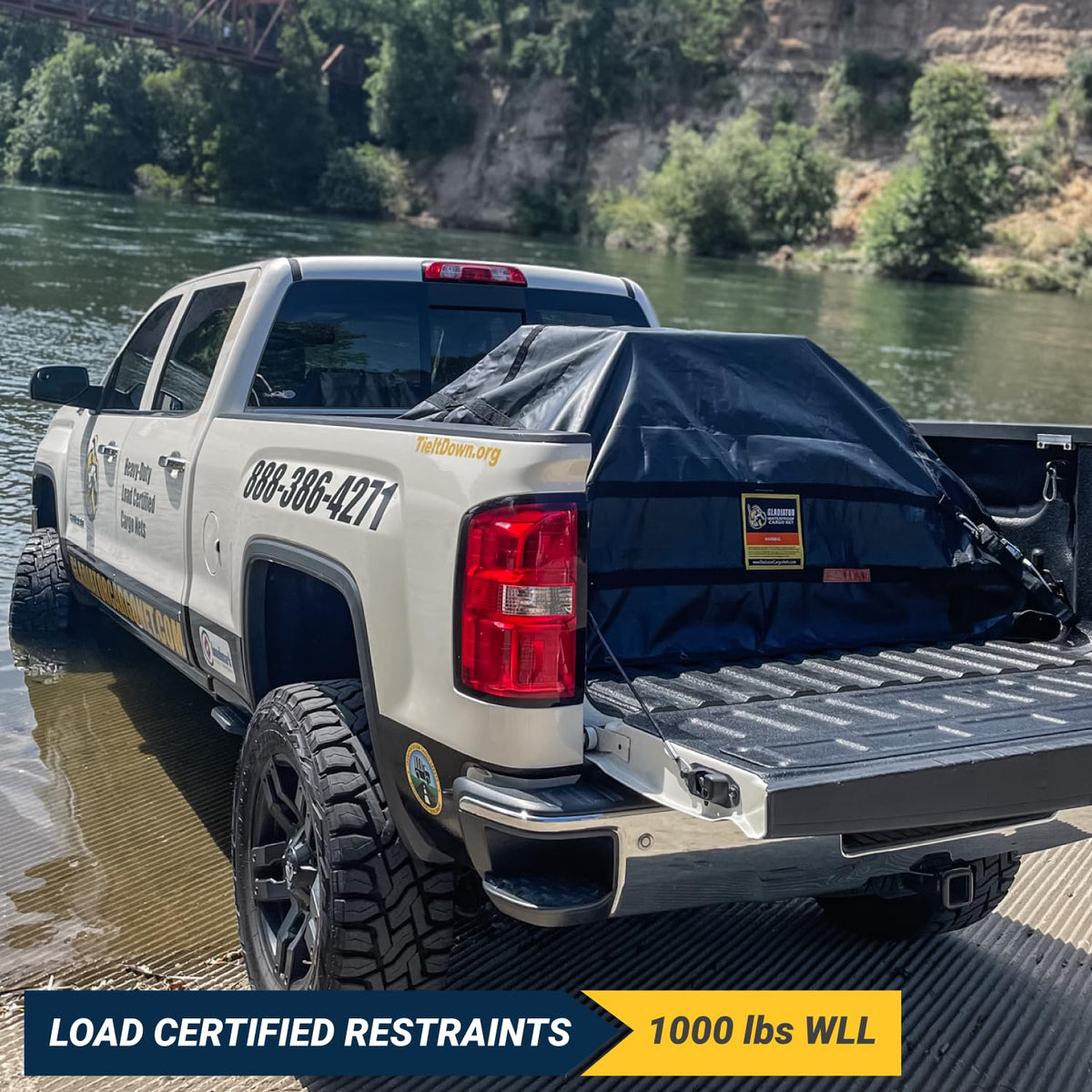 Gladiator Waterproof Heavy-Duty Cargo Net & Truck Tarp