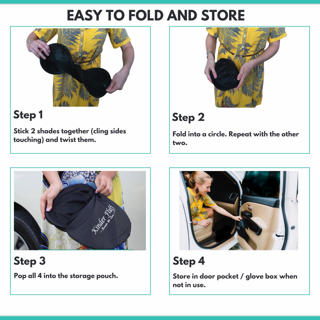 Car Window Sun Shades with UVA & UVB Protection