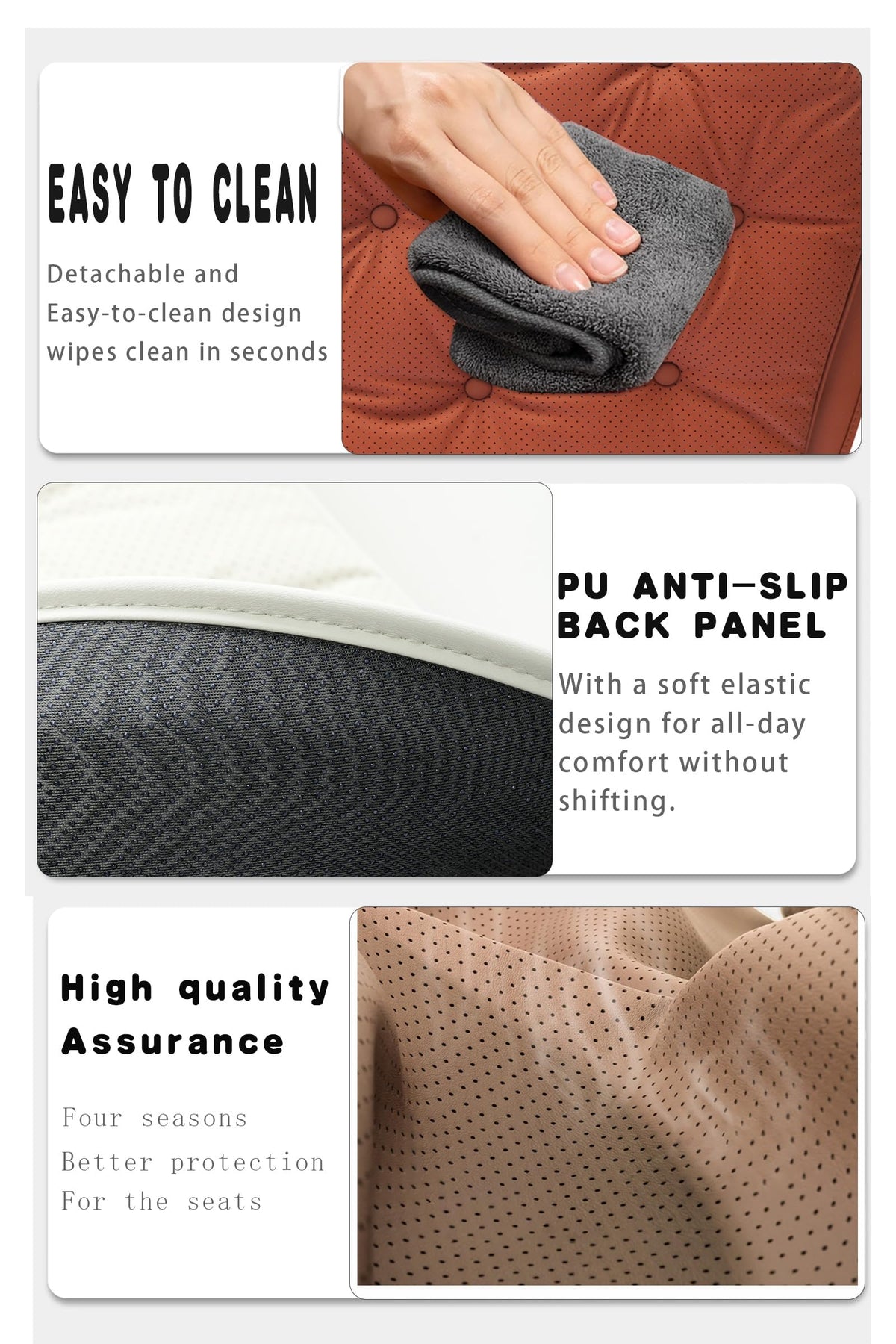 Ysbxitu Memory Foam Car Seat Cushion with Ergonomic Support