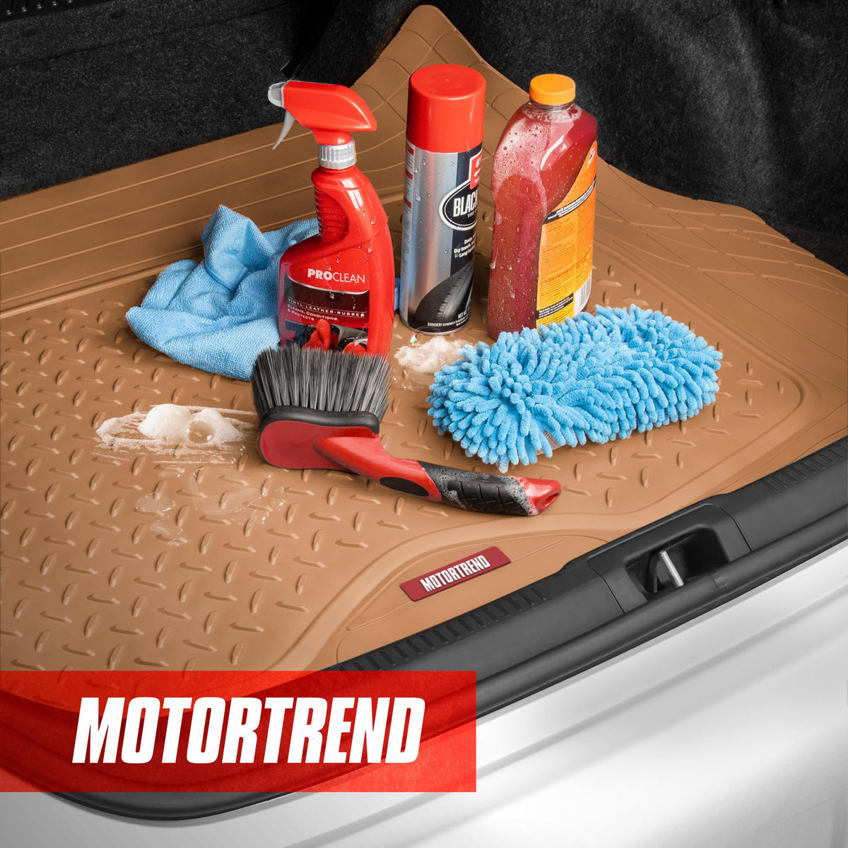 Motor Trend FlexTough All-Weather Car Mats with Cargo Liner