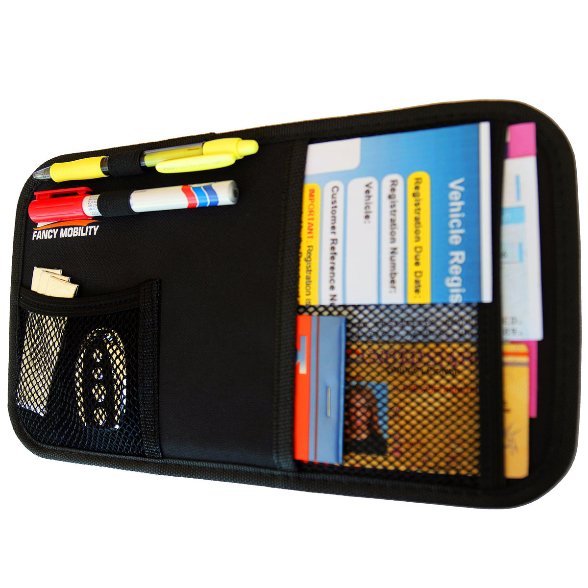 Fancy Mobility Car Sun Visor Organizer & Document Holder